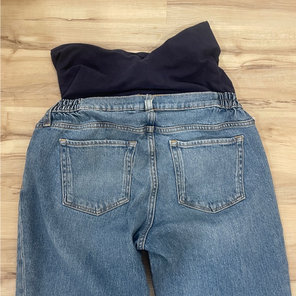 Mango Maternity Straight Jeans in Medium Blue Size 6 - Picture 7 of 9